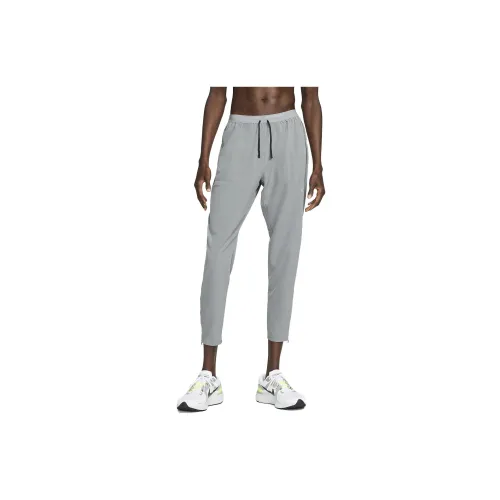 Nike Knitted Sweatpants Men Silver