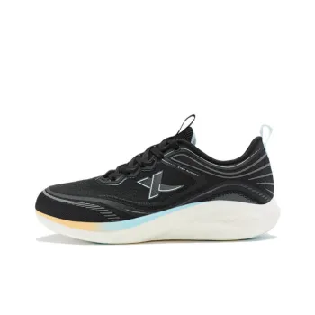 XTEP Lighten 7.0 Cushioning Anti Slip Wear Resistant Breathability Low Top Running Shoes Women's Black