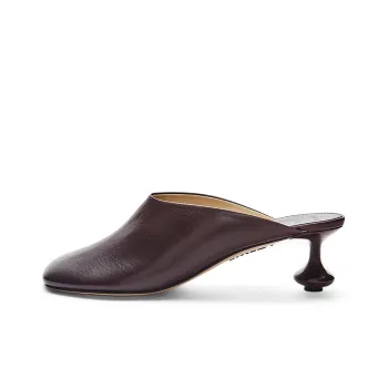 LOEWE Odor Resistant Wrap toe Slippers Women's Burgundy