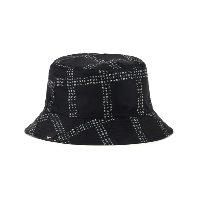 EMPORIO ARMANI Bucket Hats Men Black-1