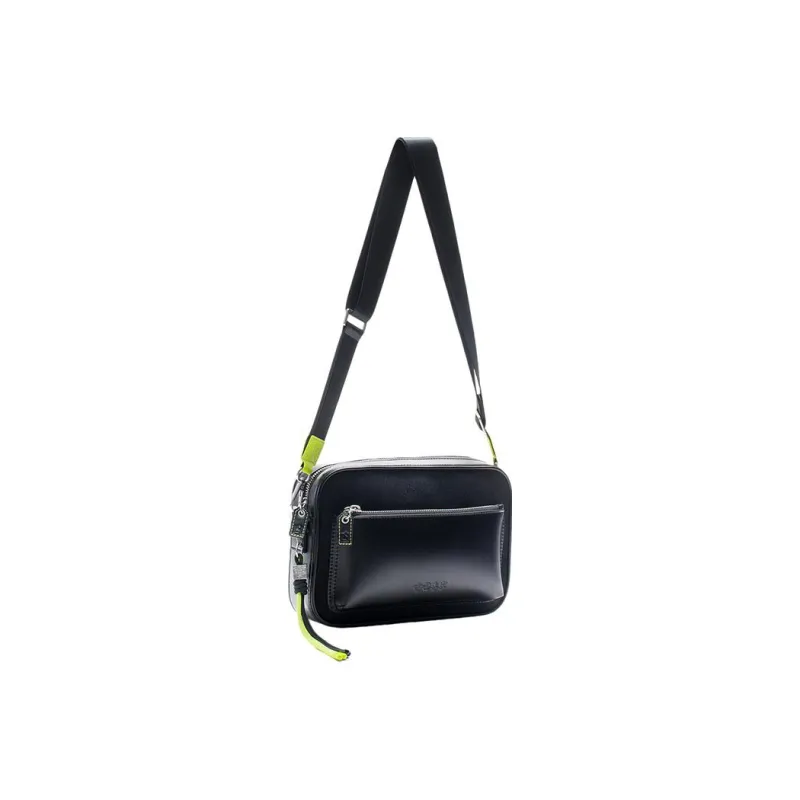 LiNing PU Shoulder Bag, Crossbody Bag Regular Unisex Black-1