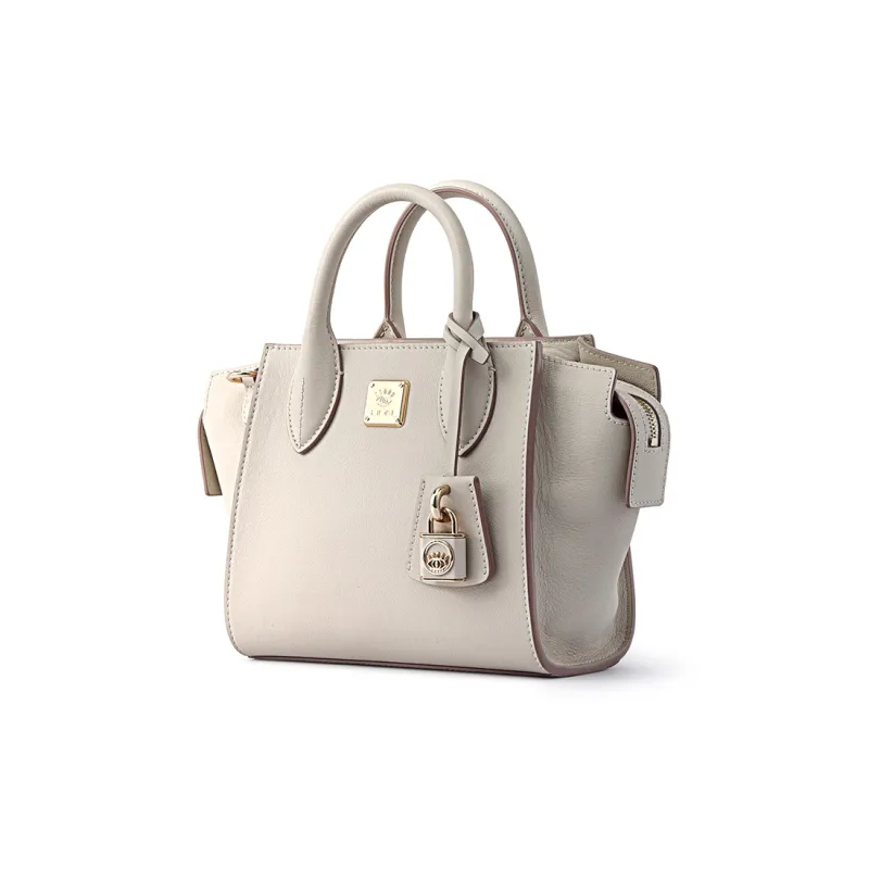 FION Cow Leather Tote Handbag, Shoulder Bag Trumpets Women's-1