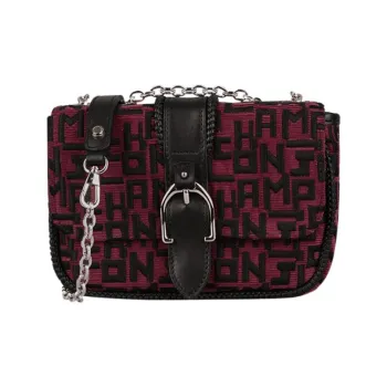 LONGCHAMP Le Pliage LGP Fabric Chain Bag Shoulder Bag Crossbody Bag Women's Fuchsia