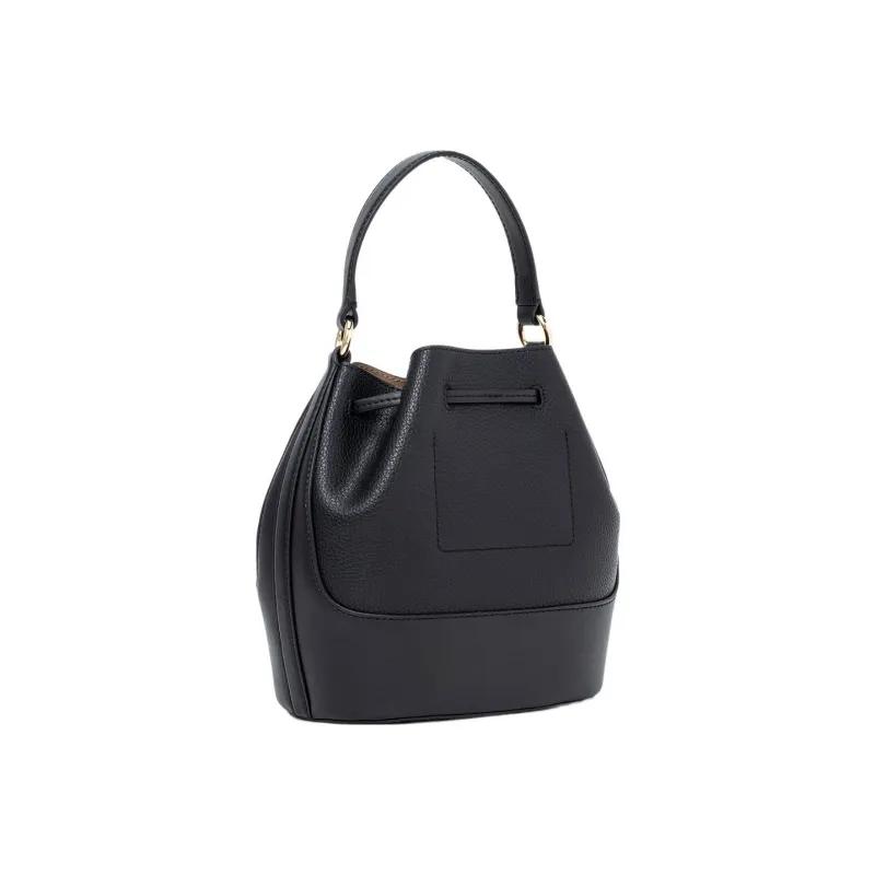 MICHAEL KORS Litchi Grain Cow Leather Bucket Bag, Handbag, Shoulder Bag, Crossbody Bag Medium Size Women's Black-2