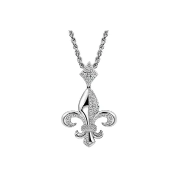APORRO Iris Niche Patchwork Zircon Elegant Pendant Unisex