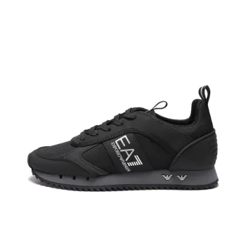 EMPORIO ARMANI Logo Patch Lace Up Sneakers