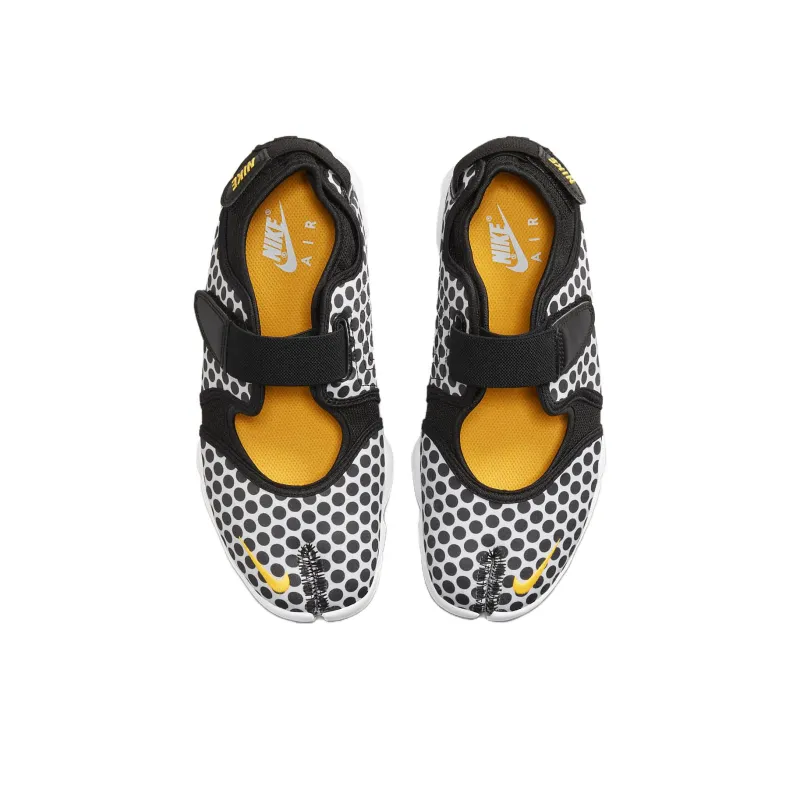 Nike Air Rift Breeze Polka Dot Black White Orange Women's-3