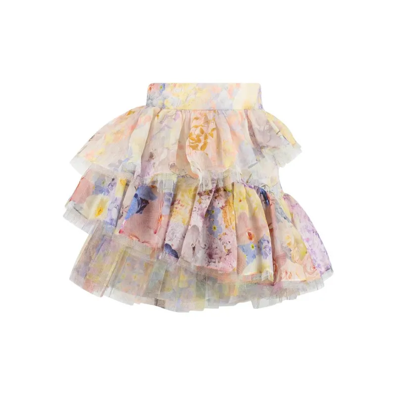 Zimmermann Rhytmic Ruffles Tiered Mini Skirt-1