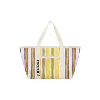 ISABEL MARANT Darwen Nylon Tote Bag Shopping Bag Shoulder Bag Handbag Women's Yellow/Multicolor