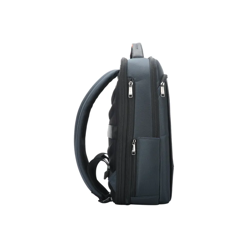 BOPAI Cow Leather Backpack Men's Black/Blue-7