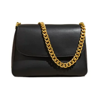 MISS MUSI Cow Leather Shoulder Bag Small Size Women's Black/White/Light Brown/Salt Khaki