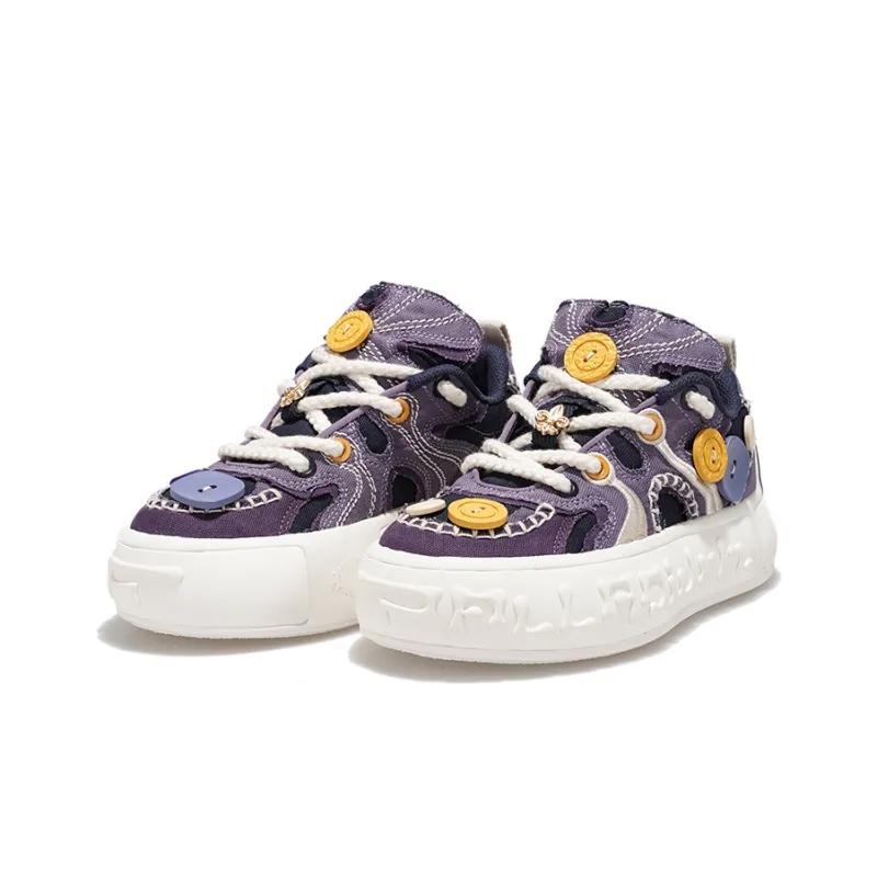 Palladium Skate Pallanote Low Top Skateboard Shoes Unisex Sage Purple White-2