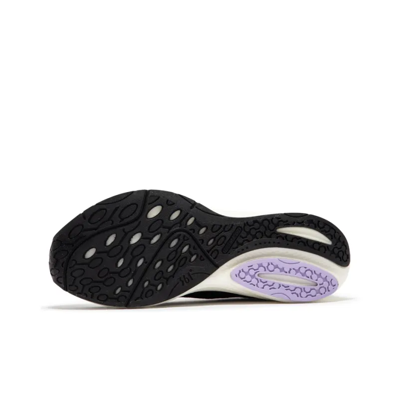 361° QU!KFOAM Running Shoes Women's Low Top Obsidian Black/Digital Lavender-4