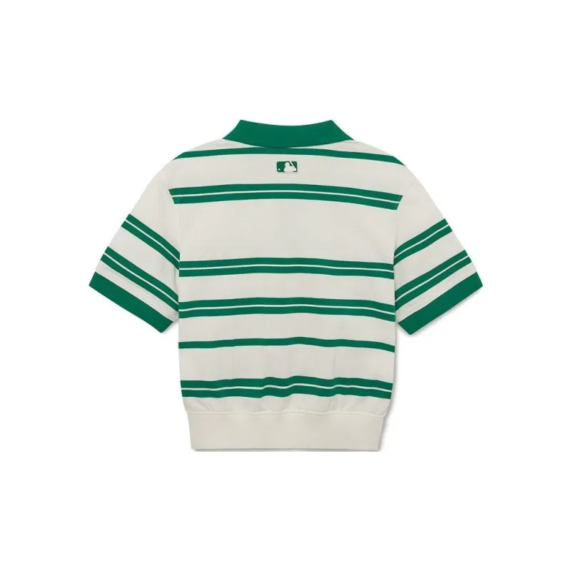 MLB New York Yankees Polo Shirts Women's Green-1