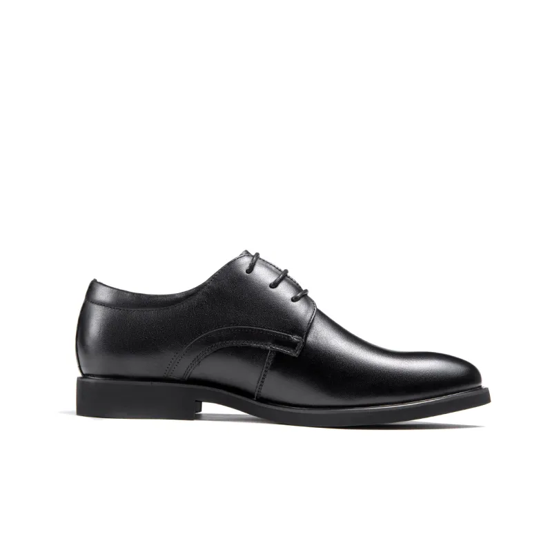 AOKANG Dress Shoes Men Low Top Black-2
