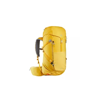 DECATHLON Polyester Outdoor Mountaineering Bag Backpack Unisex Light Ginger Yellow