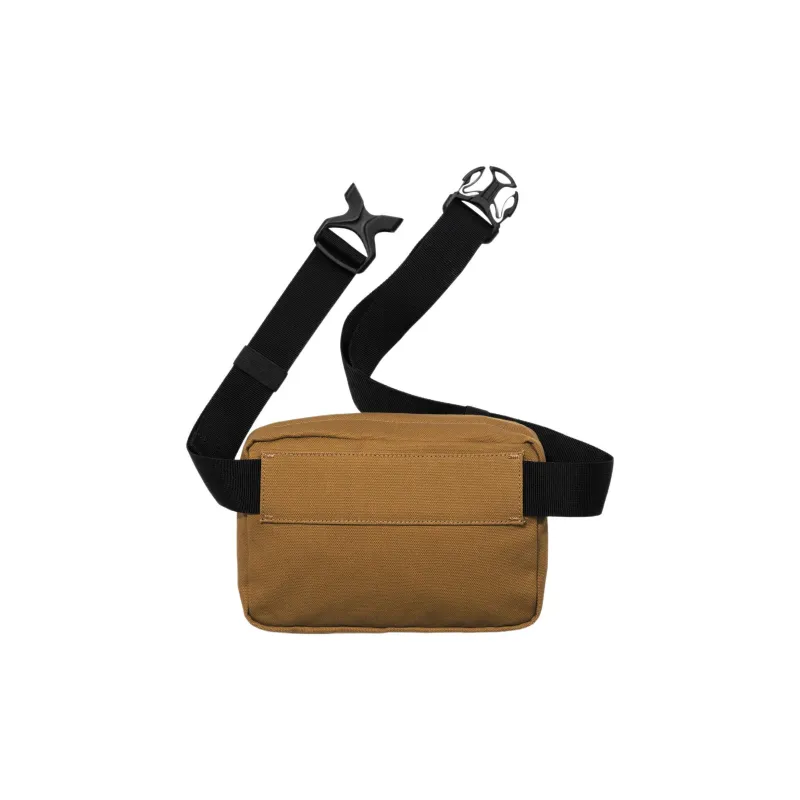 Carhartt WIP Canvas Blended Cotton Canvas Bag Sling Bag Fanny Pack Regular Men's Brown-1