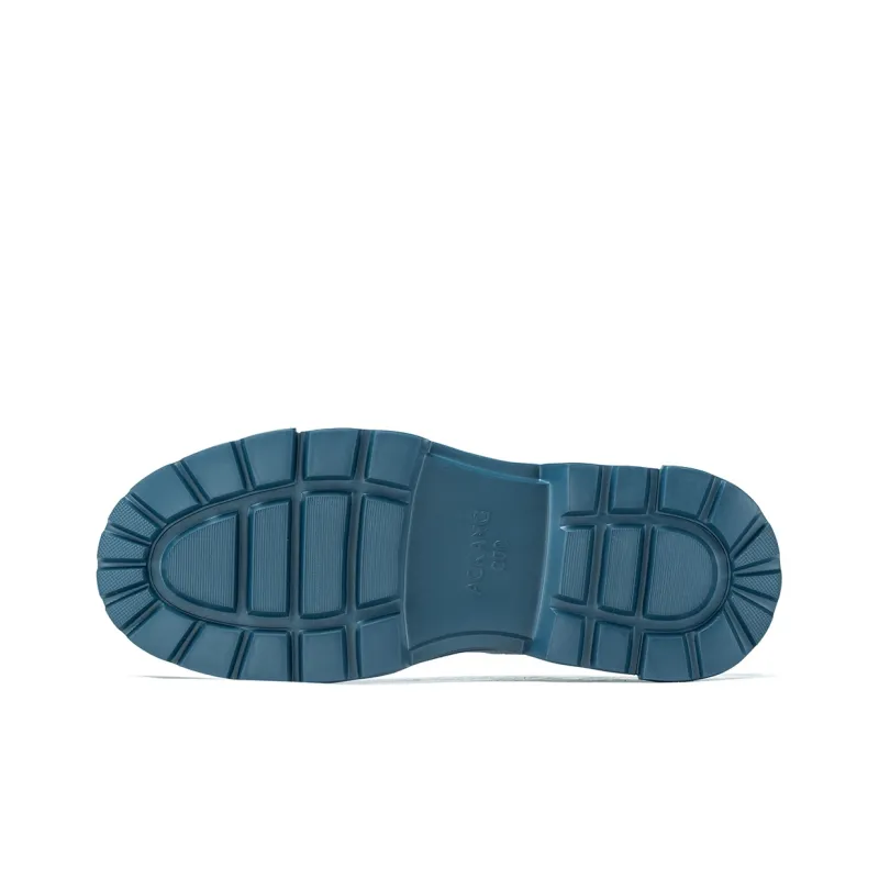 AOKANG Men's Casual Shoes Men's White/Polished Blue-4