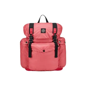 STONE ISLAND Canvas Backpack Regular Men's Red