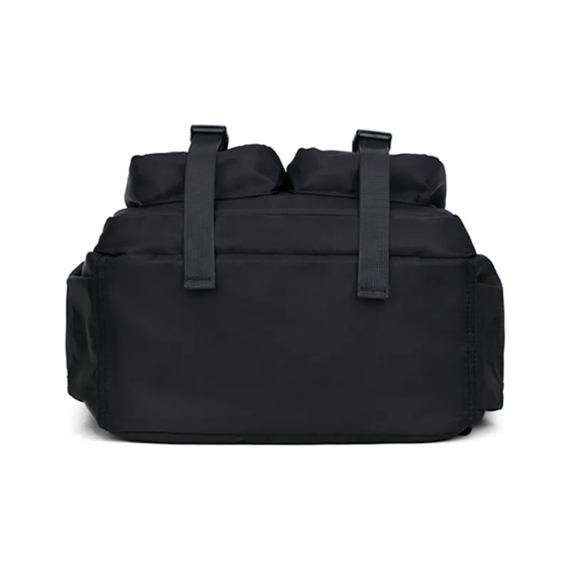 NOMK PU Leather Laptop Backpack Regular Unisex White/Black-4