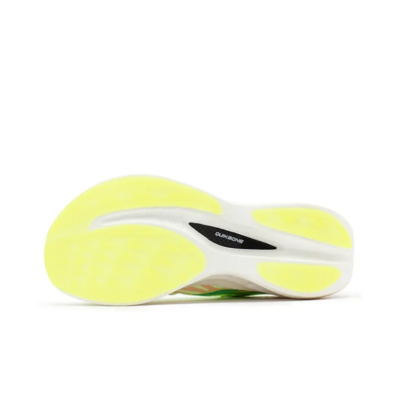 361° Feiran 2 Balance Rebound Low Top Running Shoes Women's Fluorescent Light Yellow Green-3
