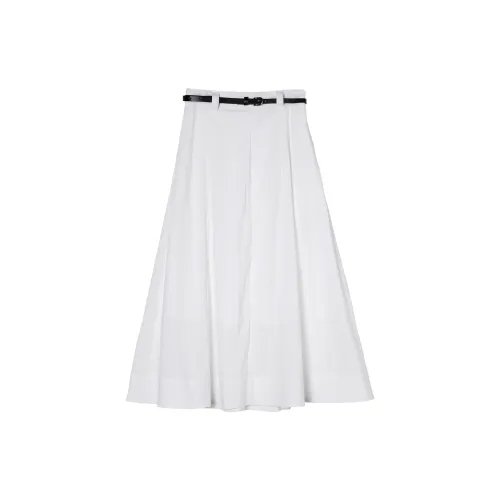 Fstudio Casual Long Skirts Women's White