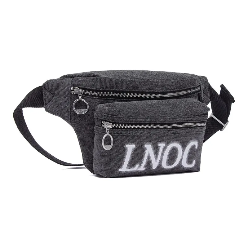 LiNing Cotton Sling Bag, Fanny Pack Regular Unisex Black-1