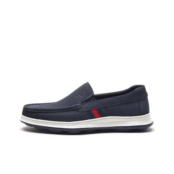 Satchi Casual Leather Shoes Men's Blue