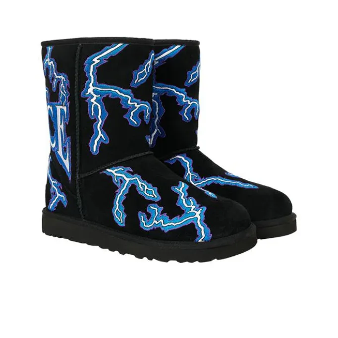 UGG Classic Short Boot Palace Lightning Black-2