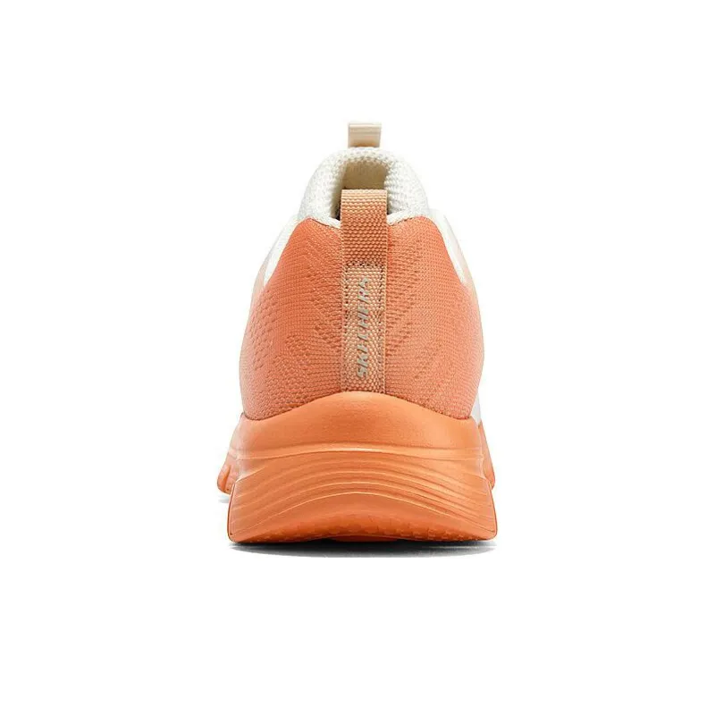 Skechers Graceful Square Sugar Collection Cushioning Wear Resistant Low Top Casual Shoes Women's White Orange-3