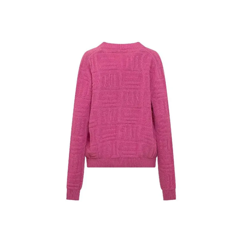 AMBUSH Monogram Knitted Buttoned V Neck Cardigan-1