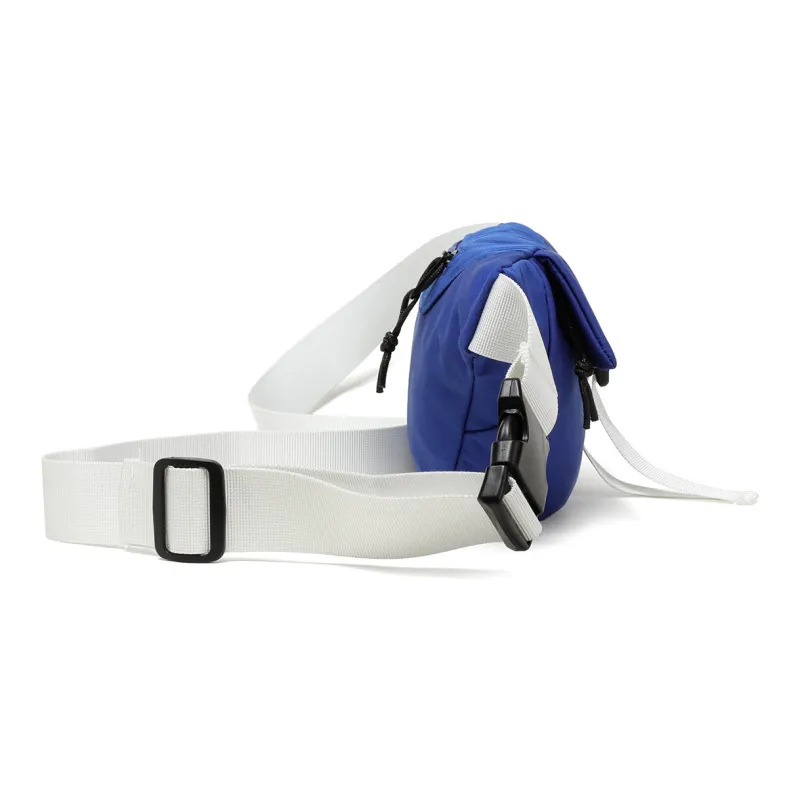 NOMK Oxford Workwear Bag, Dumpling Bag, Backpack, Shoulder Bag, Crossbody Bag, Fanny Pack Unisex White/Blue/Black-19
