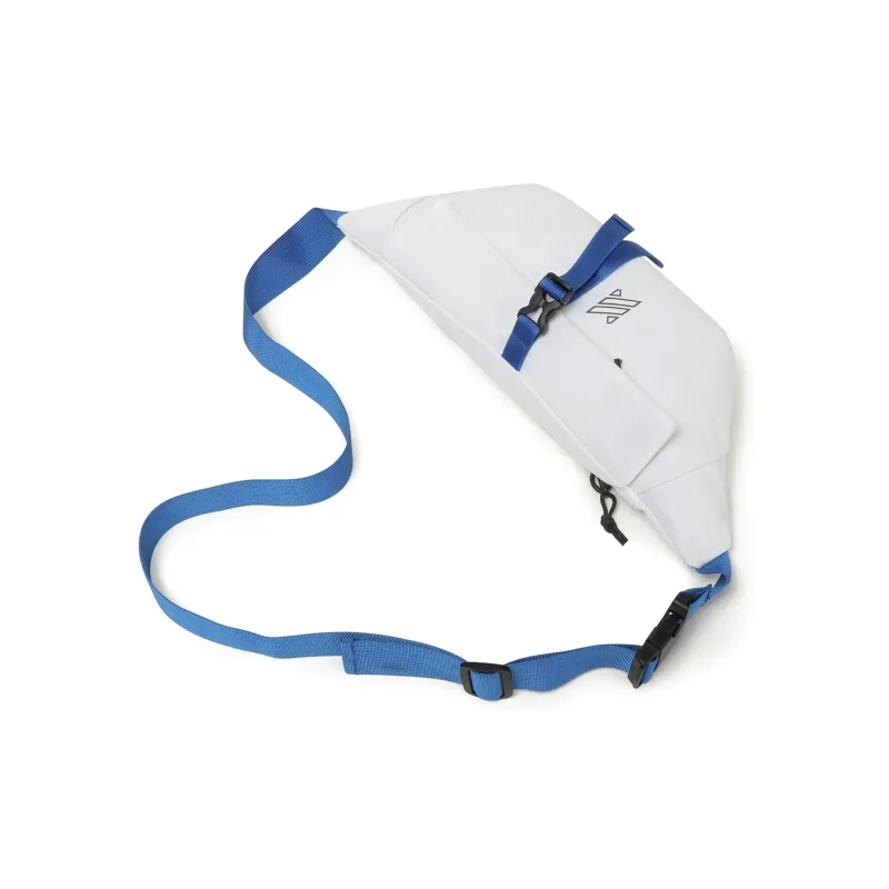 NOMK Oxford Workwear Bag, Dumpling Bag, Backpack, Shoulder Bag, Crossbody Bag, Fanny Pack Unisex White/Blue/Black-4