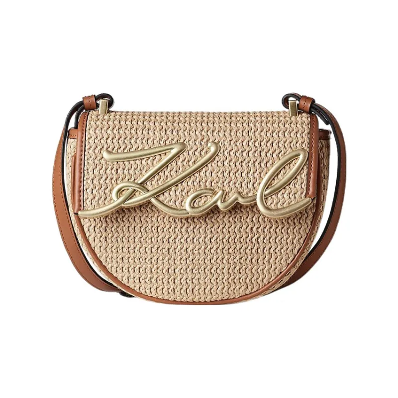 KARL LAGERFELD Crossbody Bag, Shoulder Bag Small Size Women's Beige-0