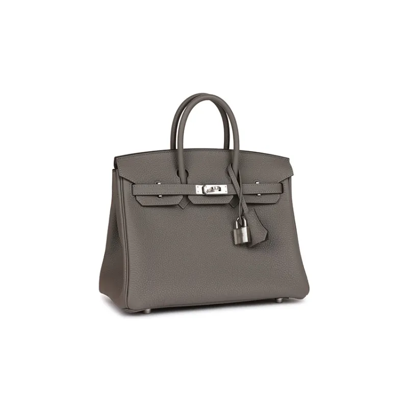 HERMES Birkin Togo Calfskin Birkin Bag Handbag Regular Women's 0L Grismeyer Rain Cloud Gray-2