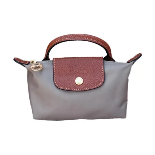 LONGCHAMP Le Pliage Handbags Dove Gray Color