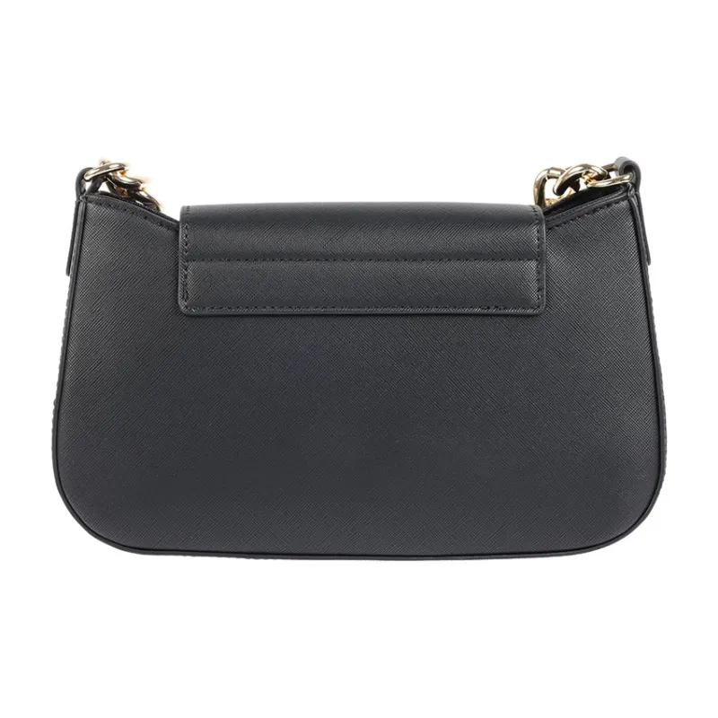 VERSACE JEANS COUTURE Polyester Chain Bag, Shoulder Bag Women's Black-4