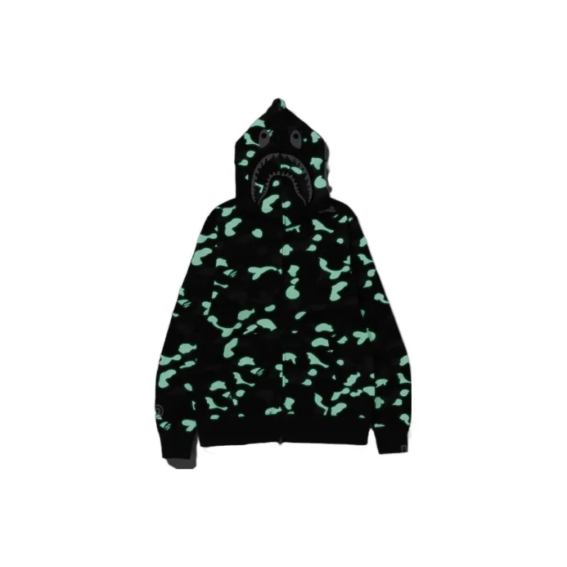 A BATHING APE City Camo Shark Full Zip Hoodie-3