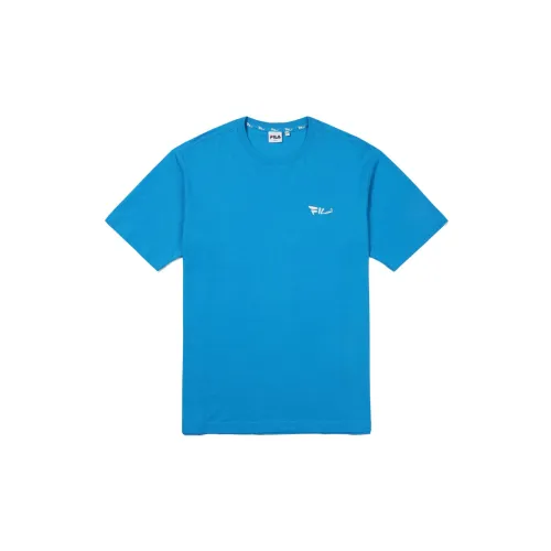 FILA T-Shirts Unisex Ocean Blue