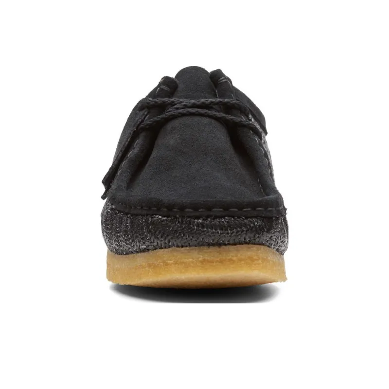 Clarks Originals Wallabee Black Raffia Txt-3