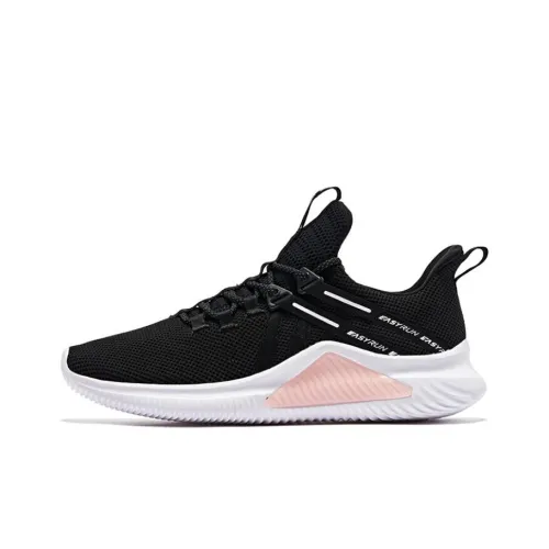 QIAODAN Running Shoes Women's Low-Top Black/Pink