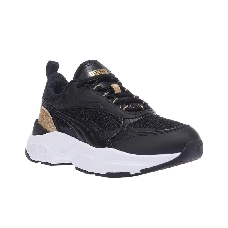 PUMA Cassia 'Distressed   Black Team Gold' Women's-3