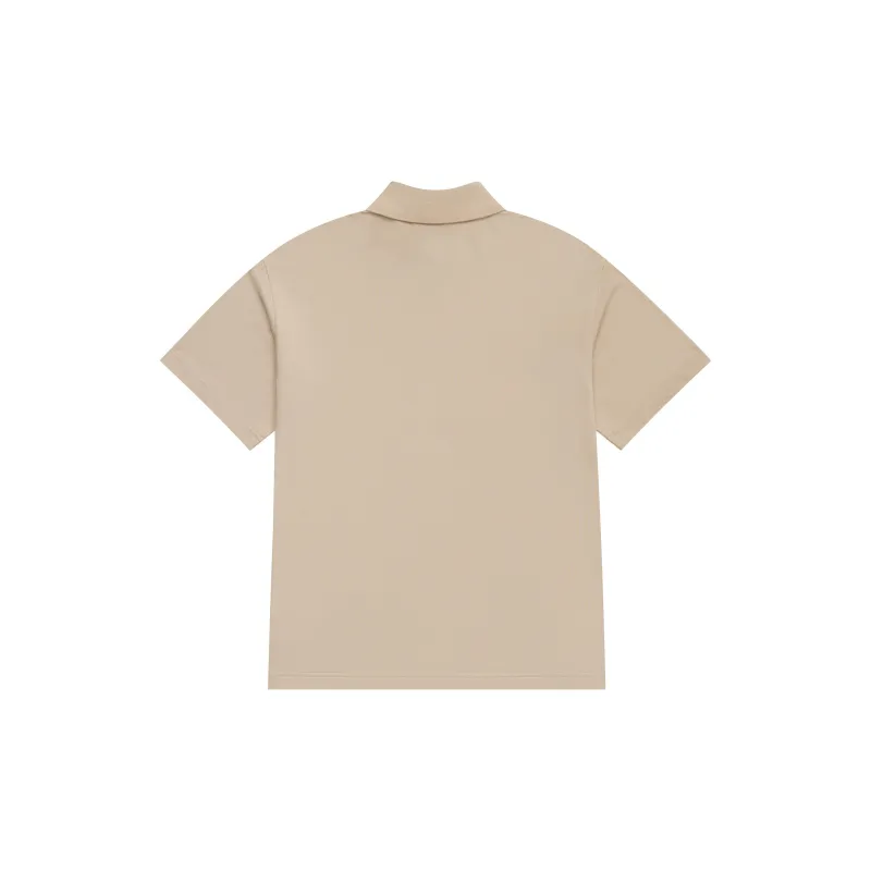 New Balance Polo Shirt Men's Khaki-1