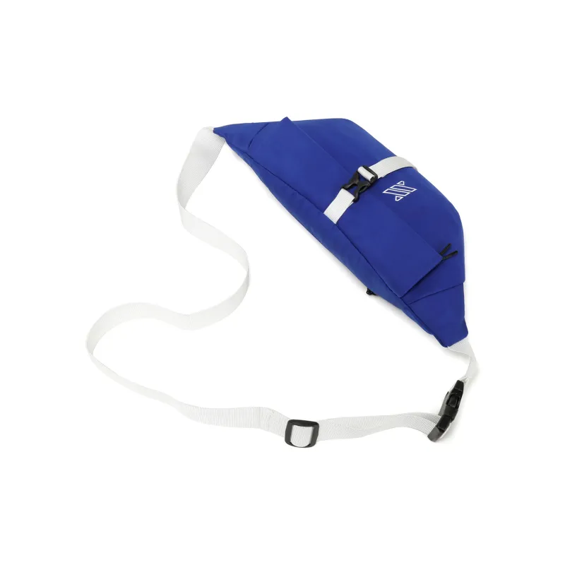 NOMK Oxford Workwear Bag, Dumpling Bag, Backpack, Shoulder Bag, Crossbody Bag, Fanny Pack Unisex White/Blue/Black-21