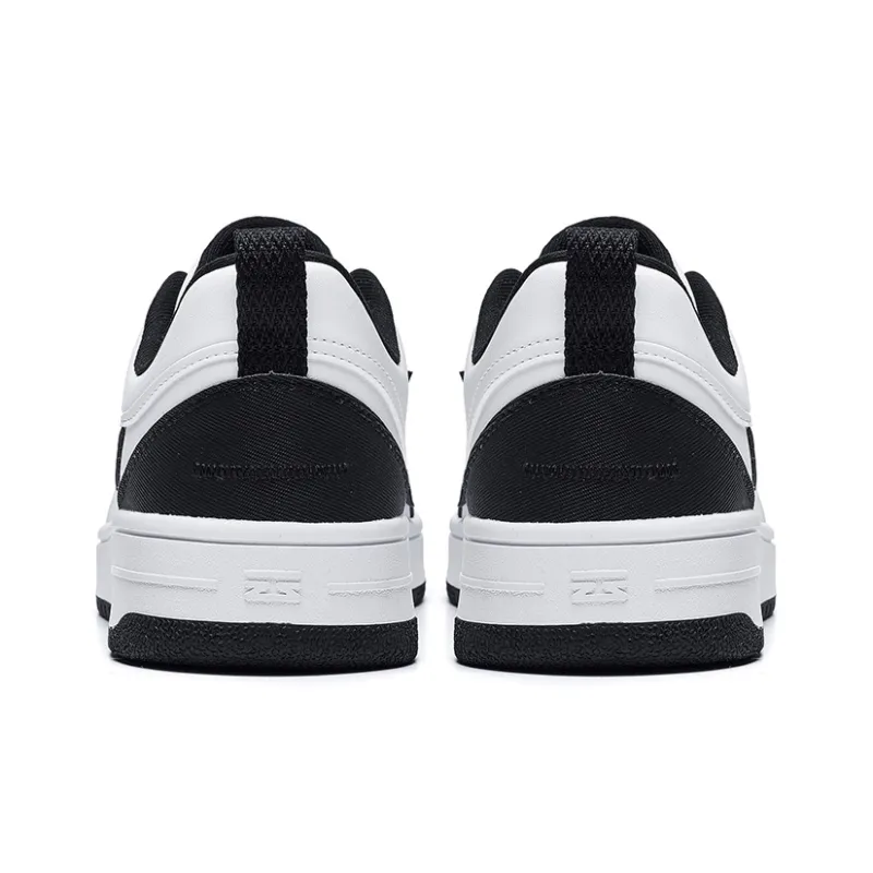LiNing Shiyi Low Top Skateboard Shoes Men's Black White-3