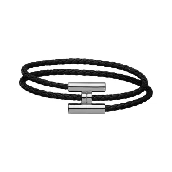 HERMES Tournis Tresse Wristbands Men