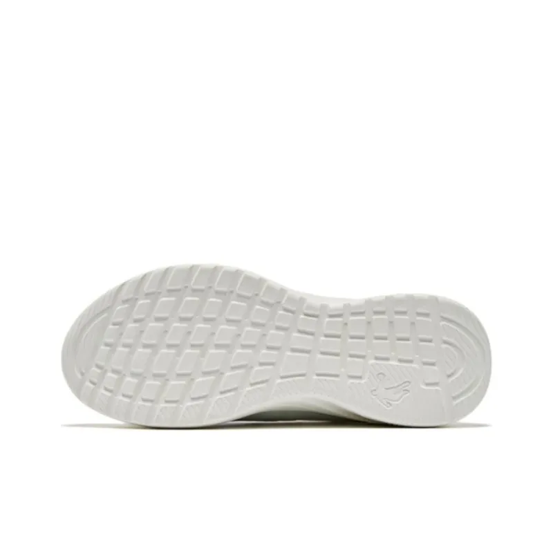 QIAODAN Anti Slip And Wear Resistant Breathable Low Top Running Shoes Women's White Cyan-3