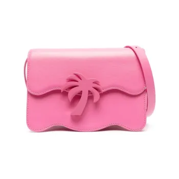 PALM ANGELS Calfskin Shoulder Bag Crossbody Bag Regular Women's Pink