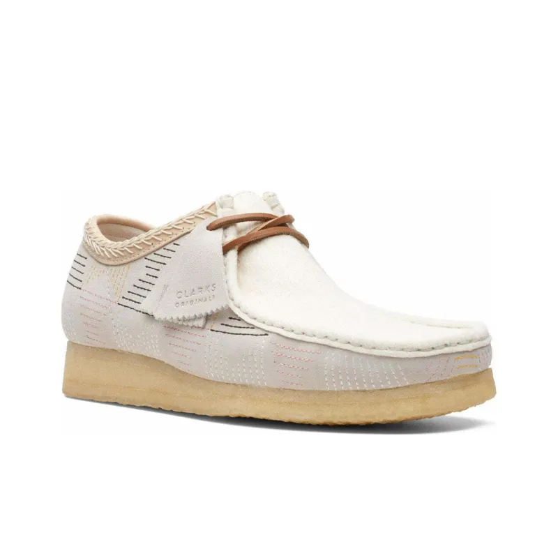 Clarks Originals Wallabee Off White Hairy-2