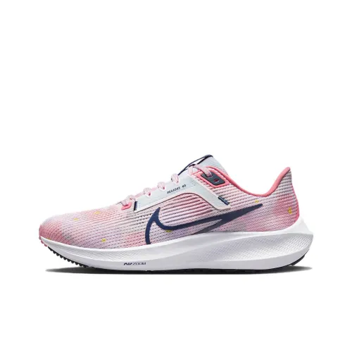 Nike Pegasus 40 Premium Floral Watercolor Pearl Pink Women's